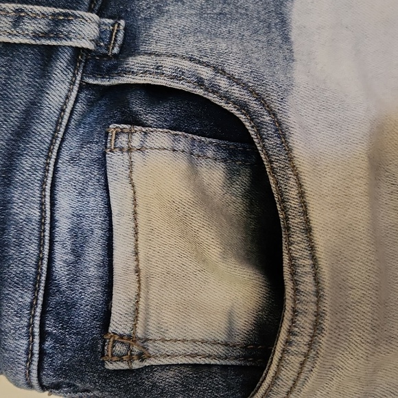 Venus Patchwork Straight Legged Jeans - Picture 6 of 9